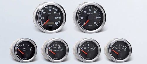 VDO Vision Chrome Gauges